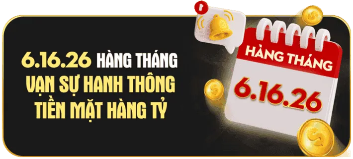 Hoàn trả hàng tuần nổ hũ